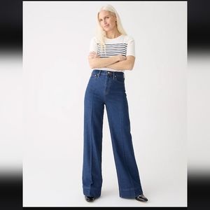 J Crew Wide Leg Trouser